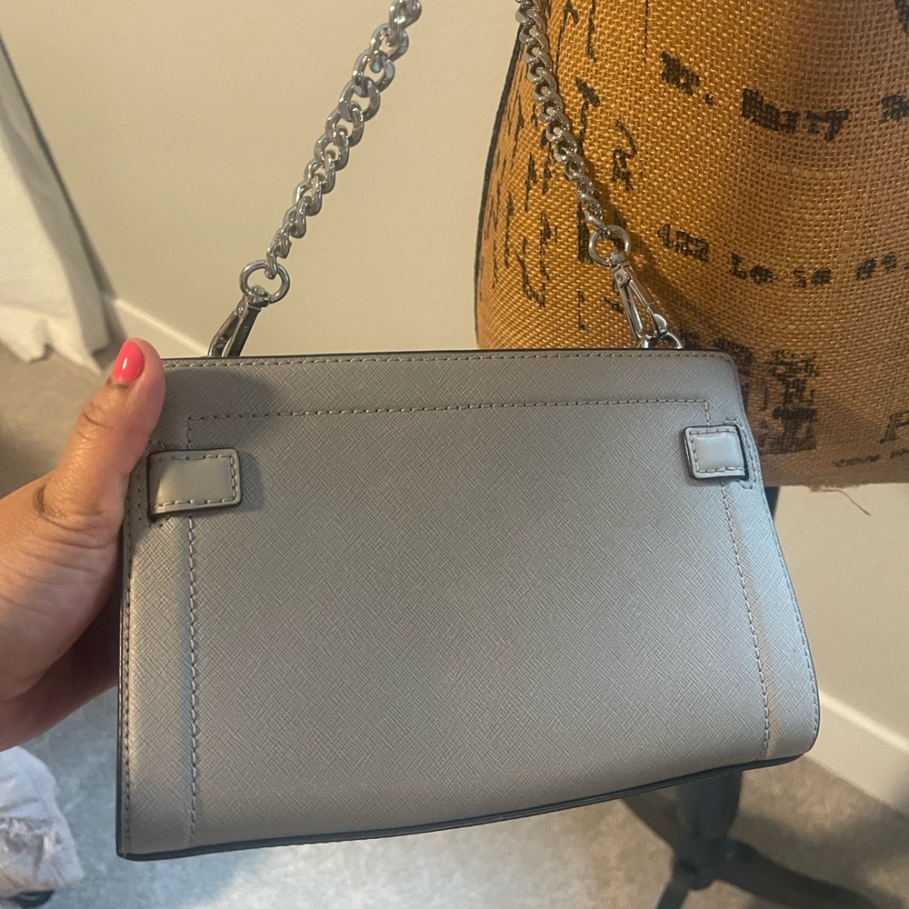 Micheal Kors Grey Crossbody - Picture 6 of 7